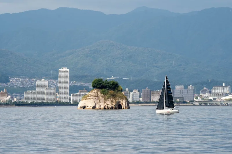 일본 시가현 호수